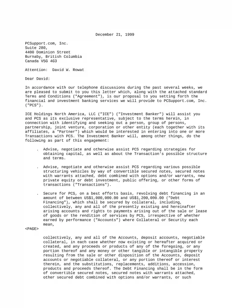 terms conditions agreement Preview on Page 1