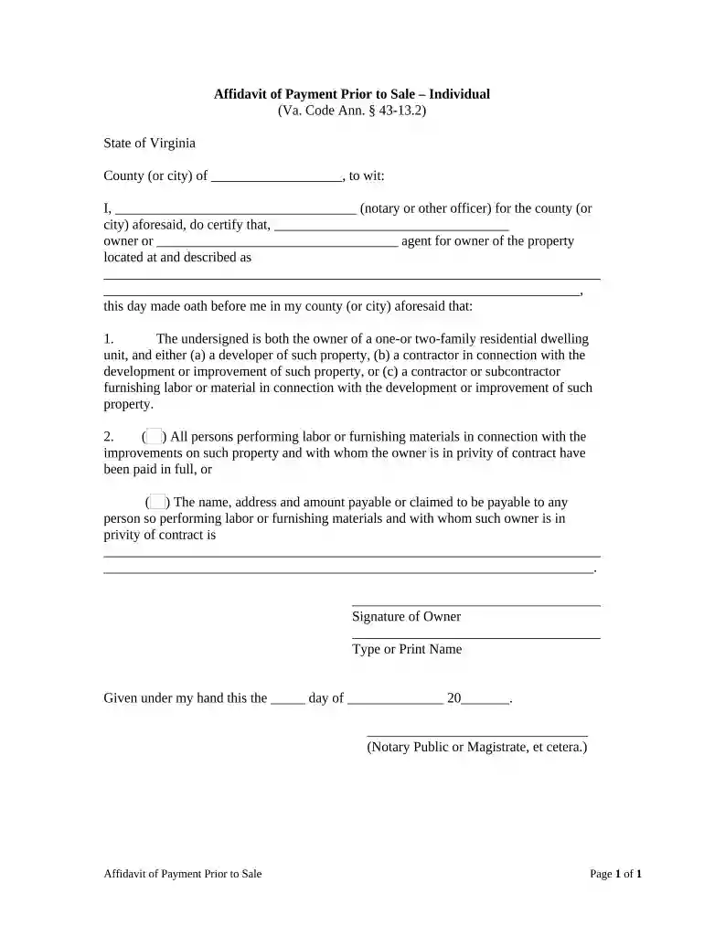 survivorship affidavit Preview on Page 1