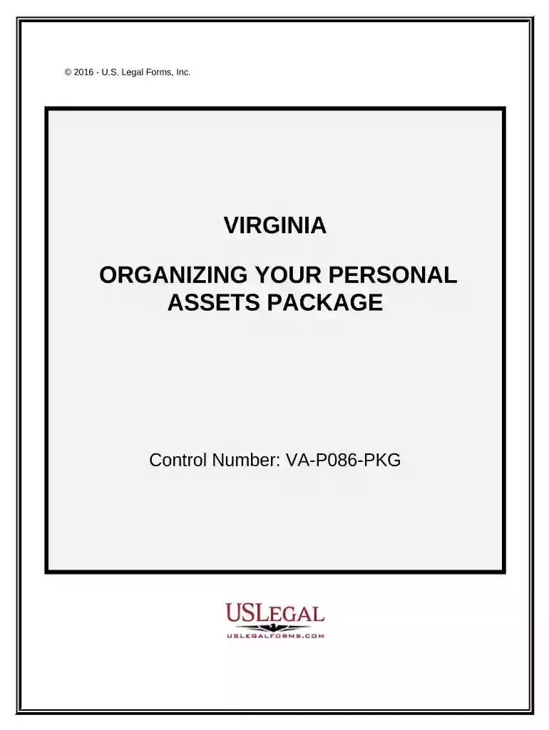 your personal assets Preview on Page 1