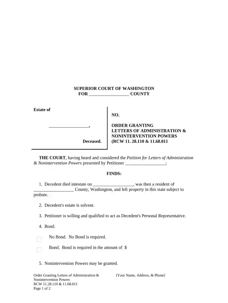 letters administration form application Preview on Page 1