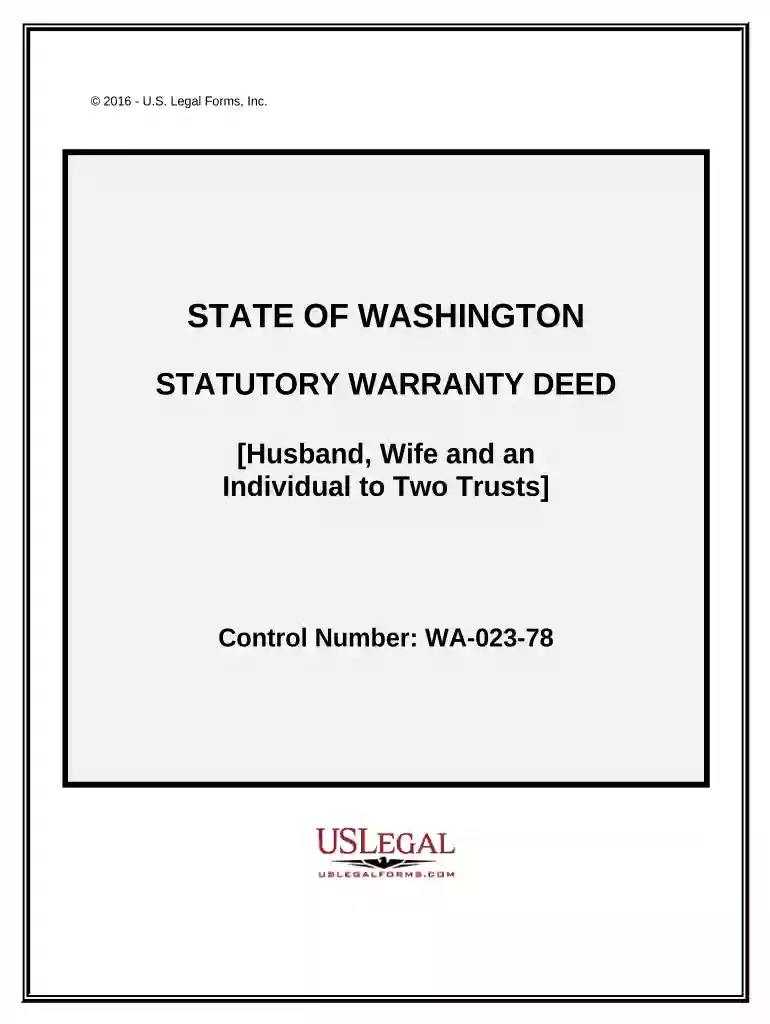 statutory warranty deed Preview on Page 1