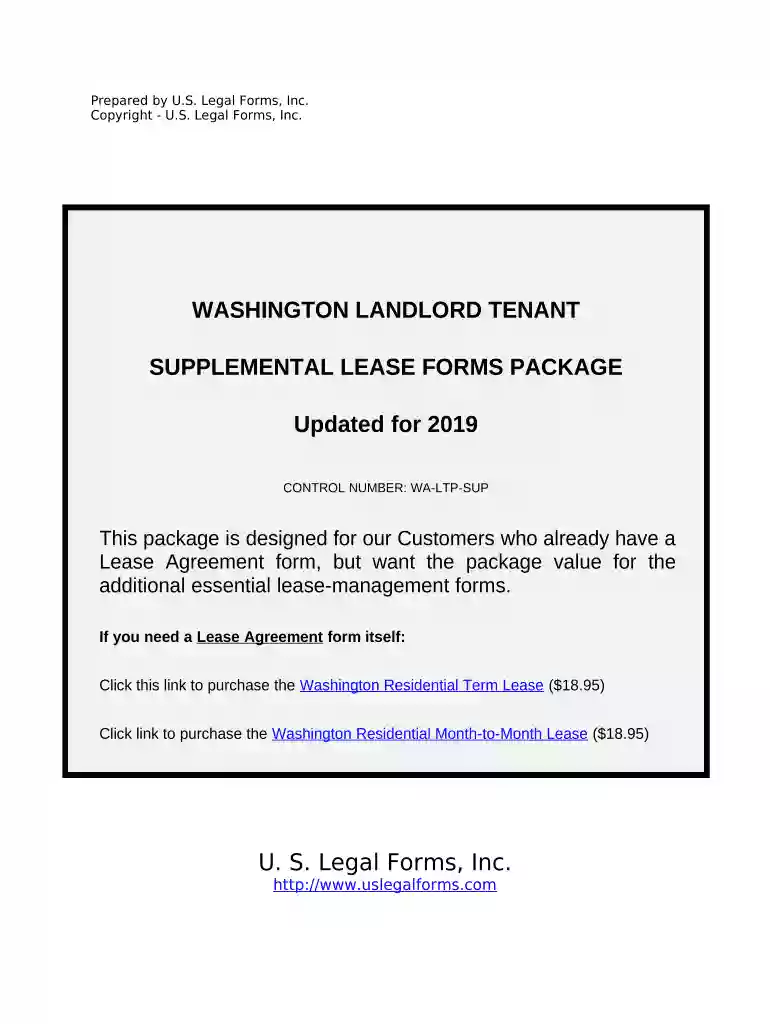 wa landlord tenant Preview on Page 1