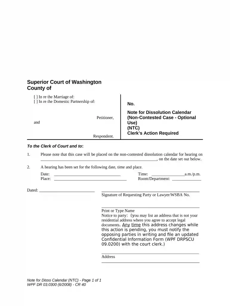 washington dissolution Preview on Page 1