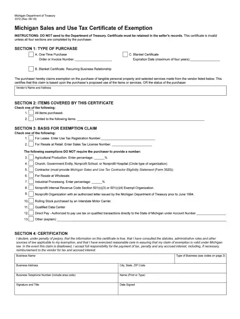 sales tax michigan Preview on Page 1