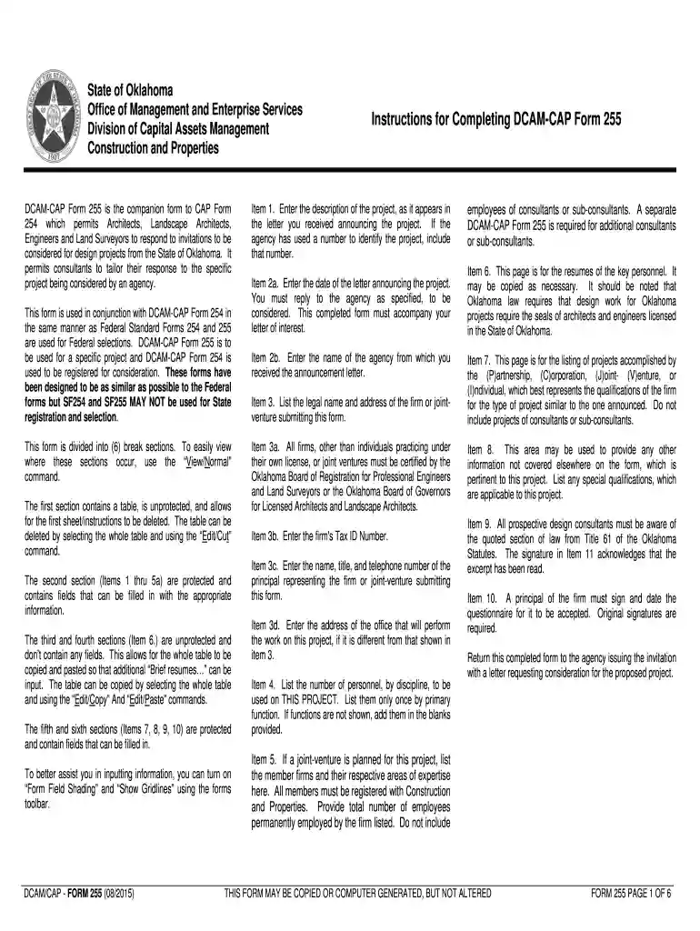 cap form 2a Preview on Page 1