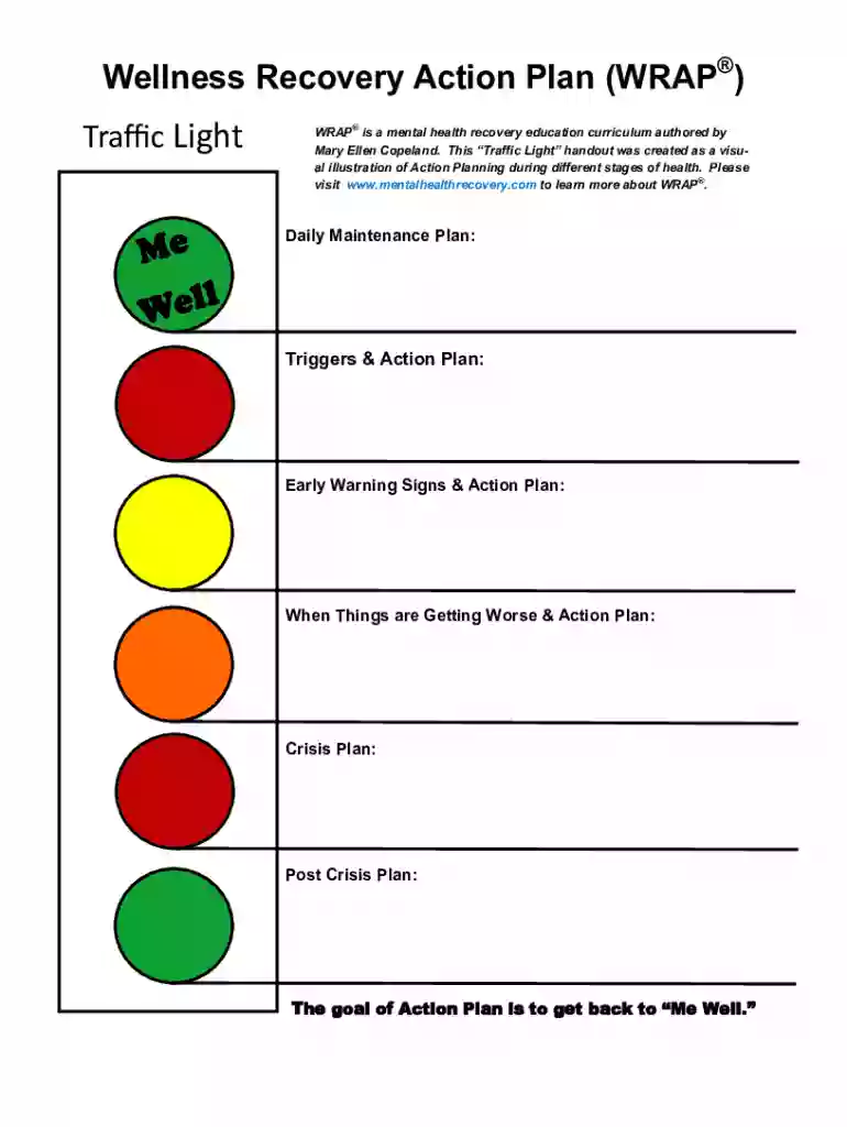 wellness action plan pdf Preview on Page 1
