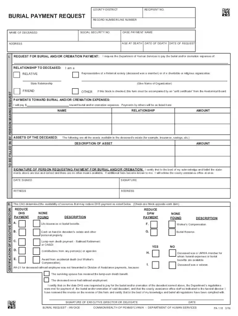 pa 118 form Preview on Page 1