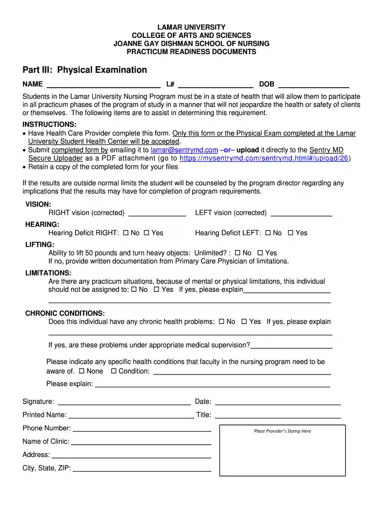 lamar physical Preview on Page 1