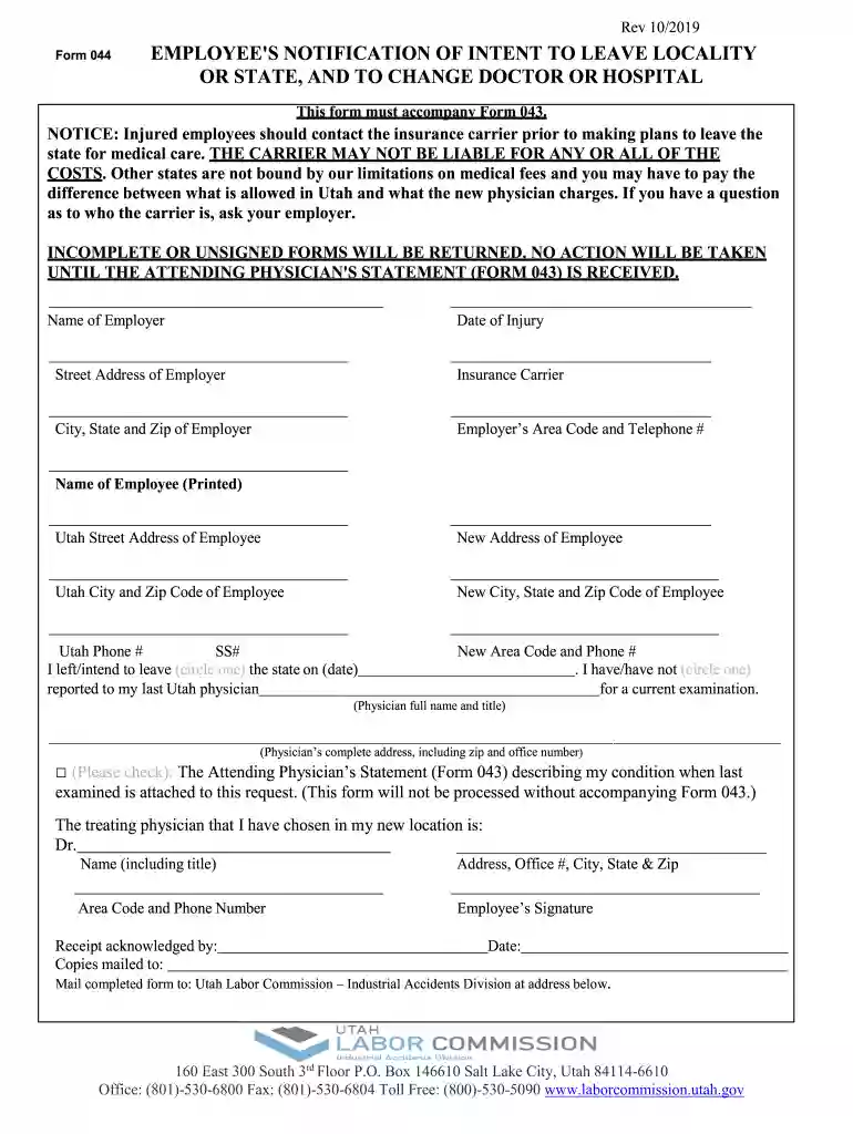 OR STATE, AND TO CHANGE DOCTOR OR HOSPITAL Preview on Page 1