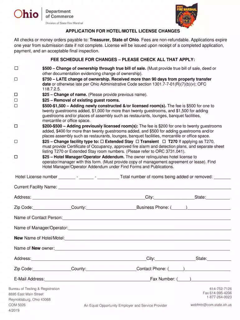 hotel licence Preview on Page 1
