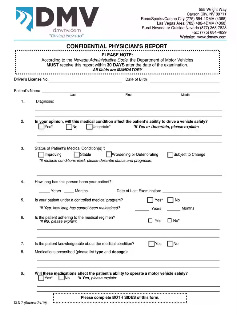 Fillable Online dmv nv - dmv nv Fax Email Print - DocHub Preview on Page 1