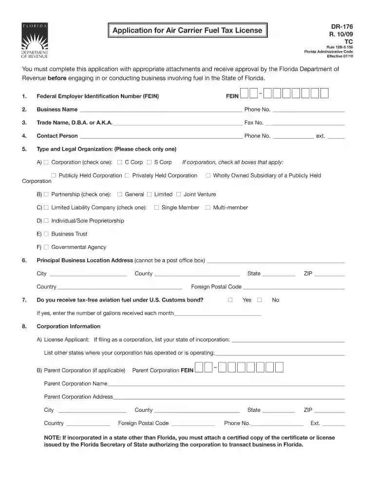 fl air carrier license Preview on Page 1