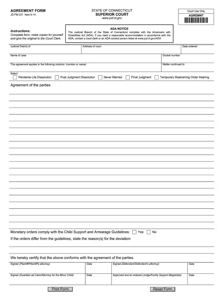 ct agreement Preview on Page 1