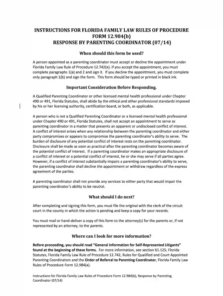 coordinator florida family Preview on Page 1