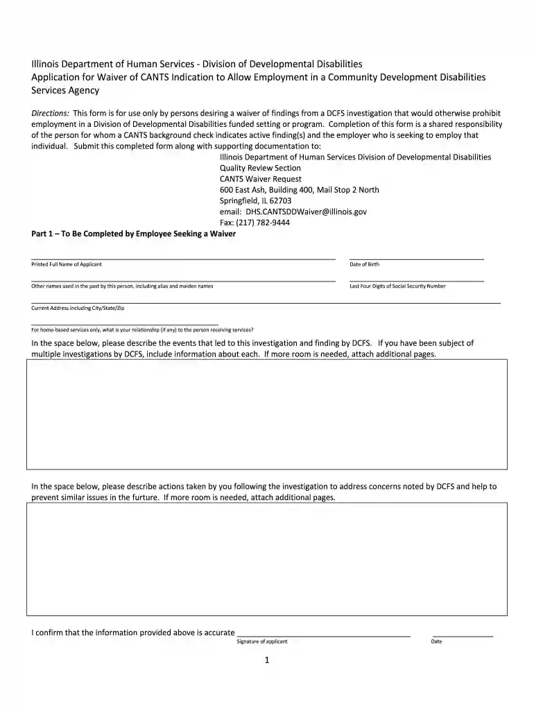 application cants Preview on Page 1