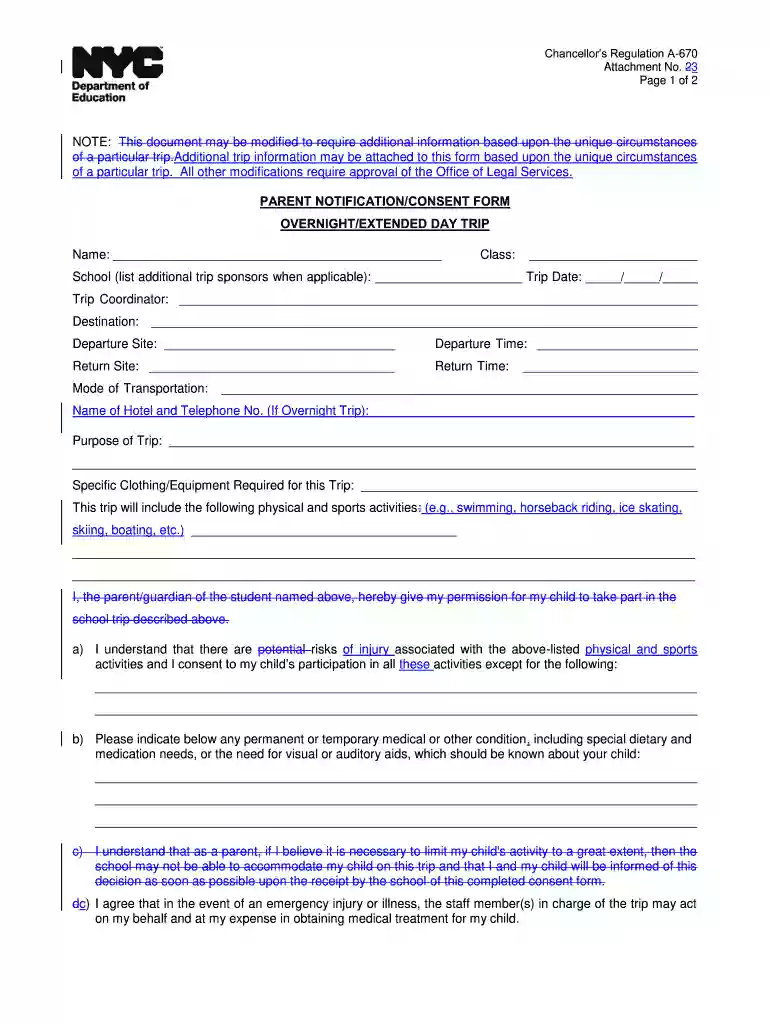 chancellor's regulation a 670 Preview on Page 1