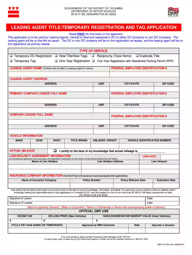 dmv cta 001 Preview on Page 1