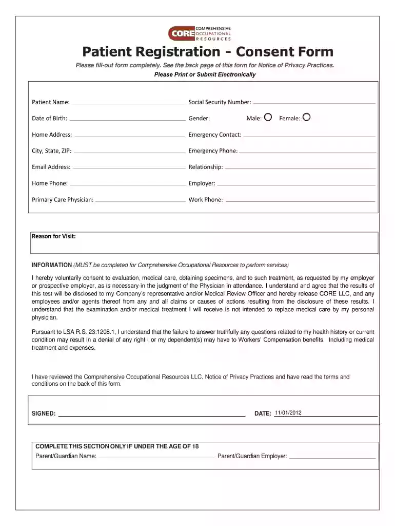 REGISTRATION FORM Please fill out as completely and Preview on Page 1