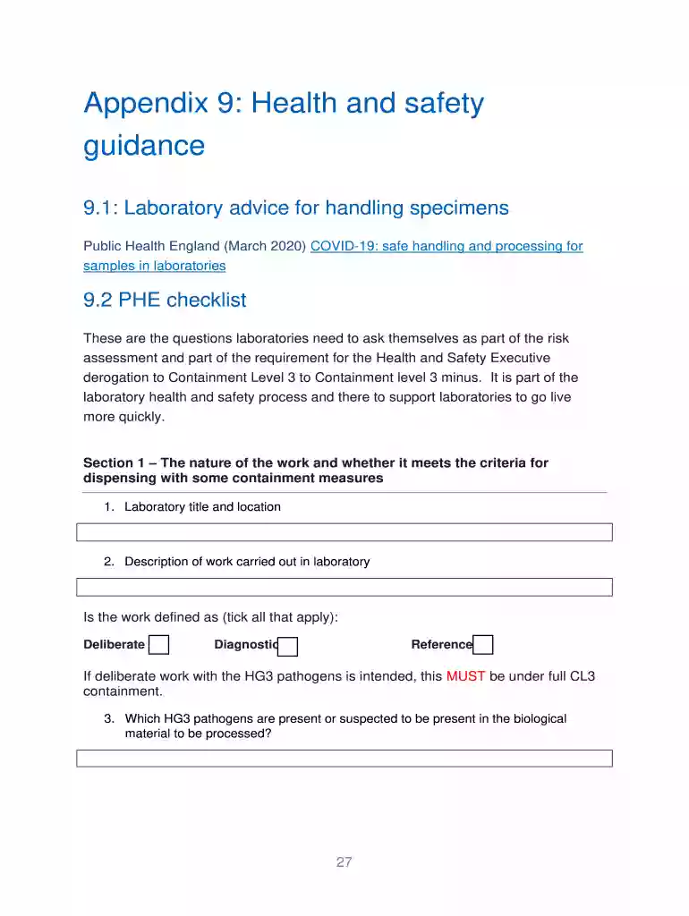 The Purpose and Practicality of Body Fluid Testing and Preview on Page 1