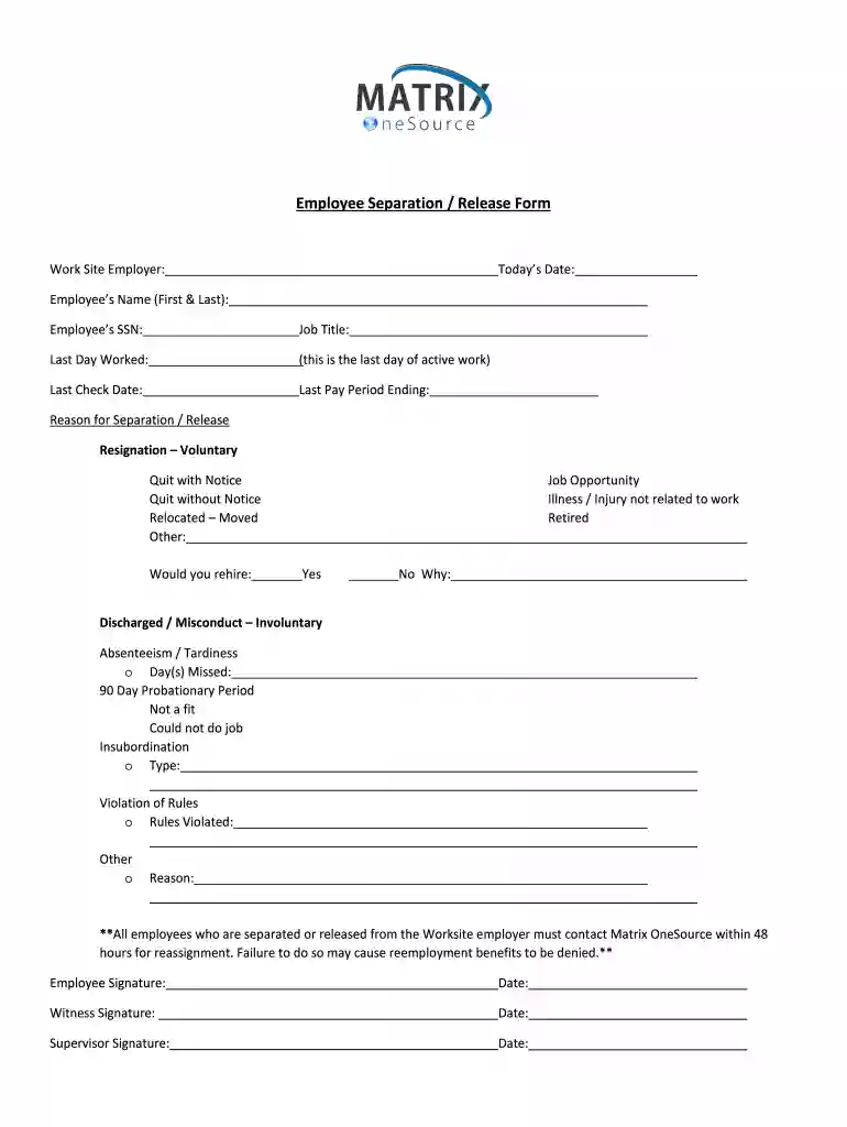 no longer employed verification letter template word Preview on Page 1