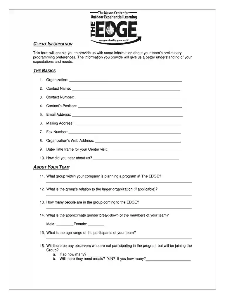 CHOOSE FROM ANY OF THE FOLLOWING LEADING EDGE PROGRAMS Preview on Page 1