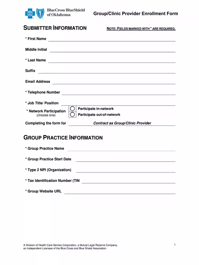 clinic form Preview on Page 1
