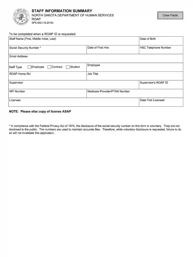 AUTHORIZATION TO DISCLOSE INFORMATION 5 - ND Preview on Page 1