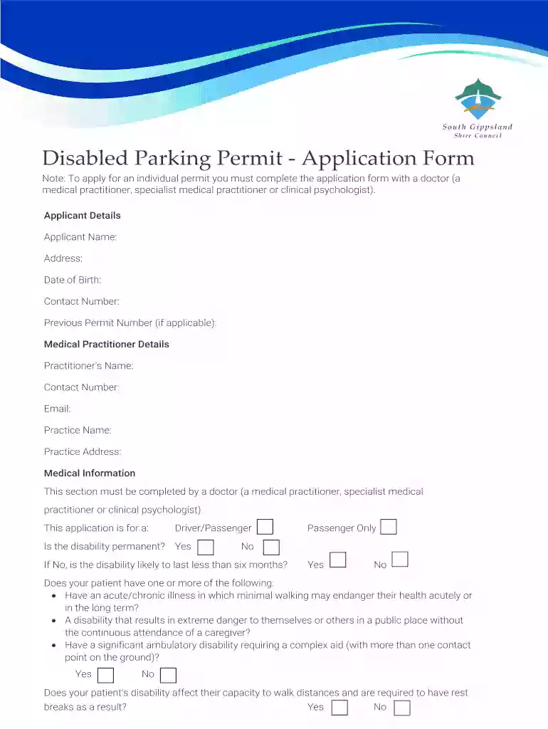 disability parking permit qld Preview on Page 1