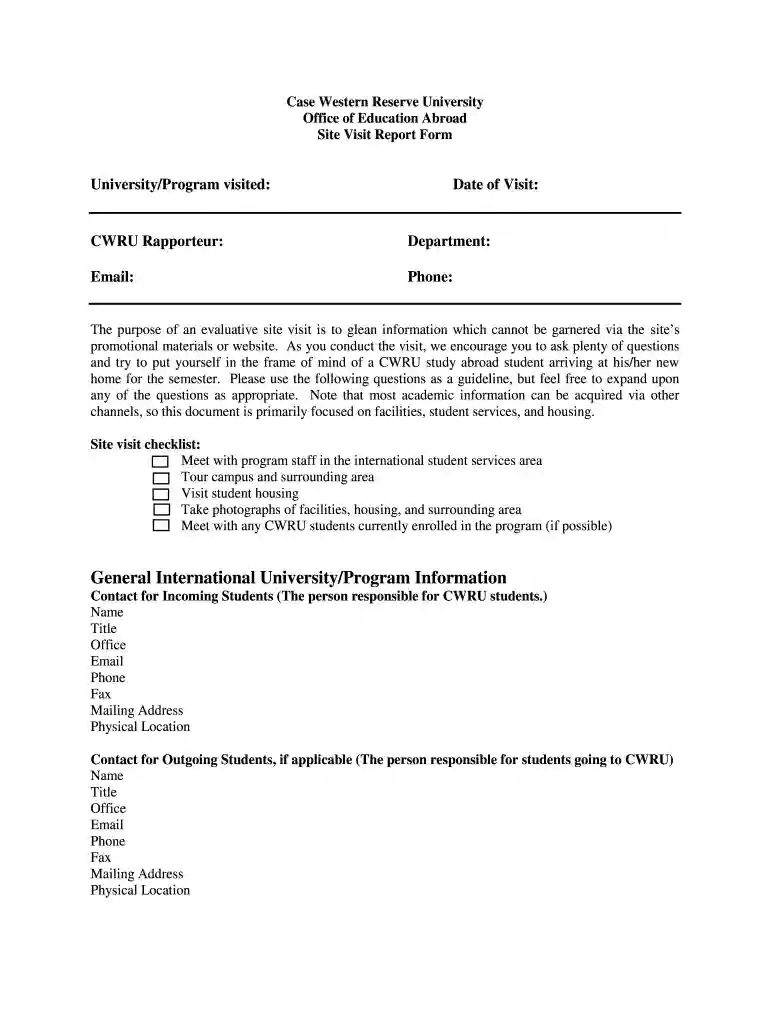 University Program visited: Preview on Page 1