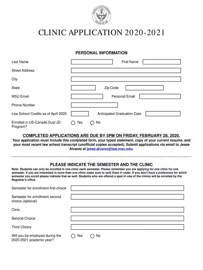 Law School Credits as of April 2020 Preview on Page 1
