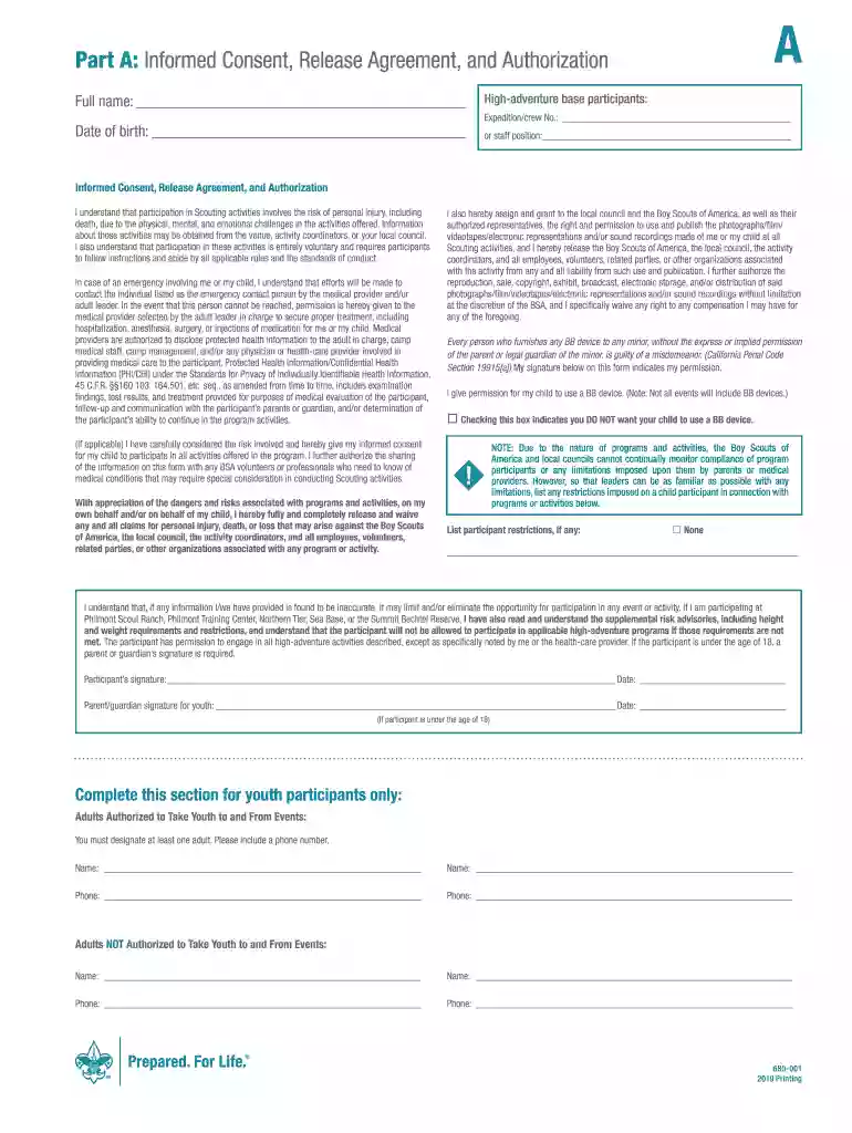 bsa medical forms a b c pdf Preview on Page 1