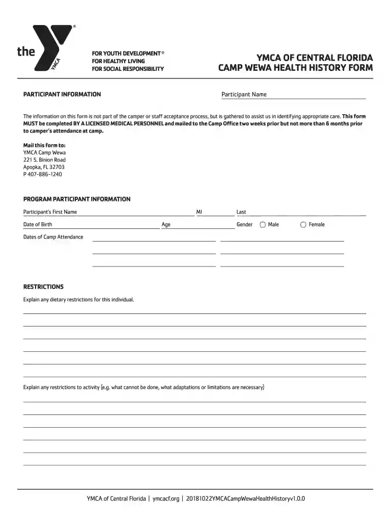 camp wewa history Preview on Page 1