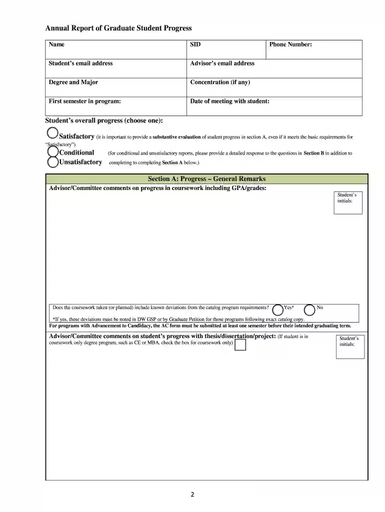 annual report student progress Preview on Page 1