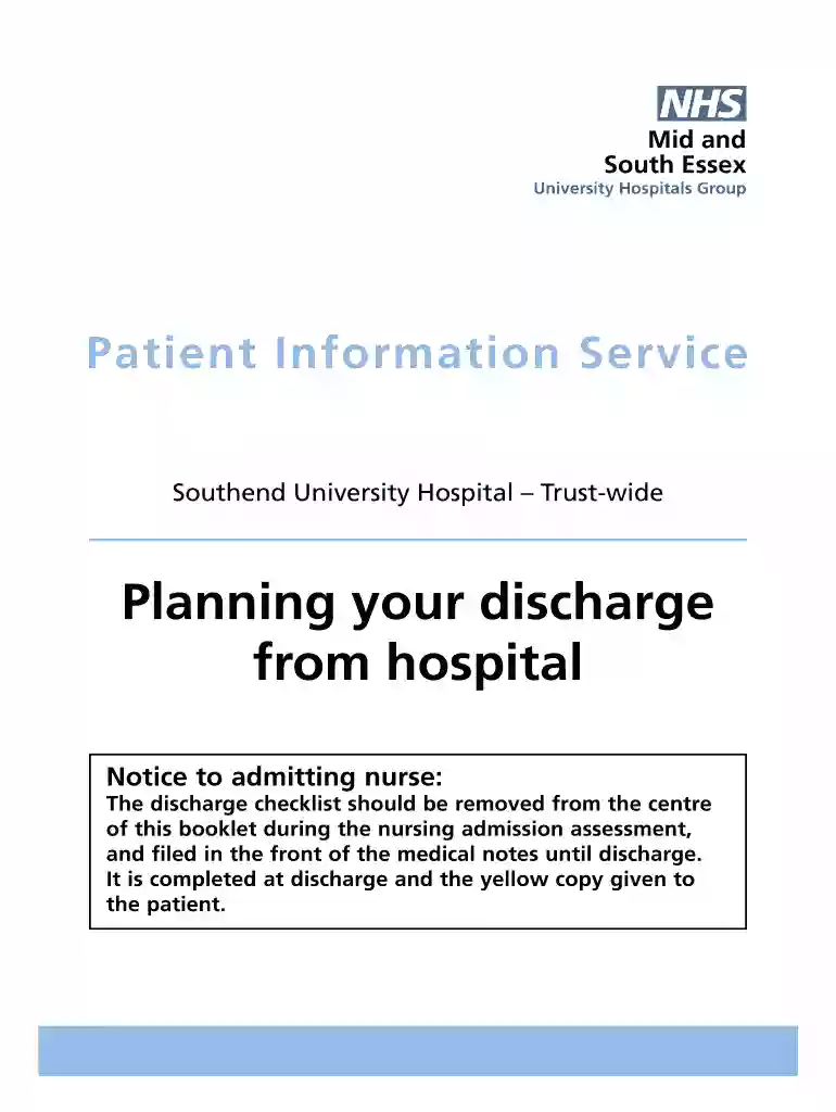 southend hospital discharge team Preview on Page 1