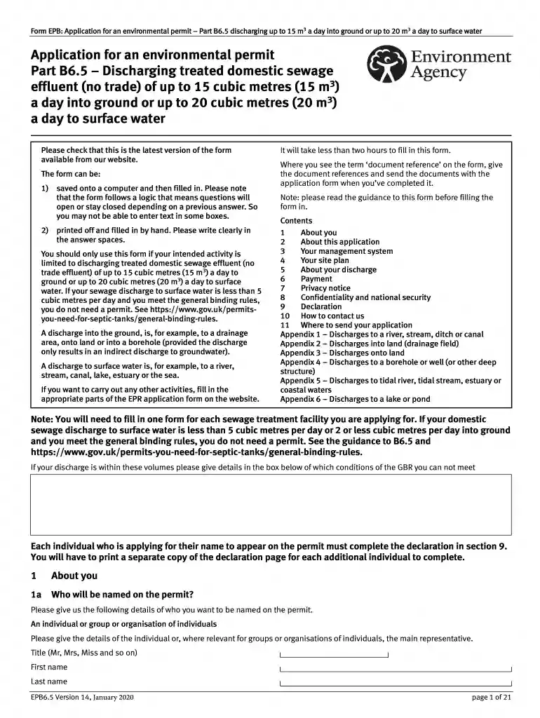 2020 uk agency permit Preview on Page 1