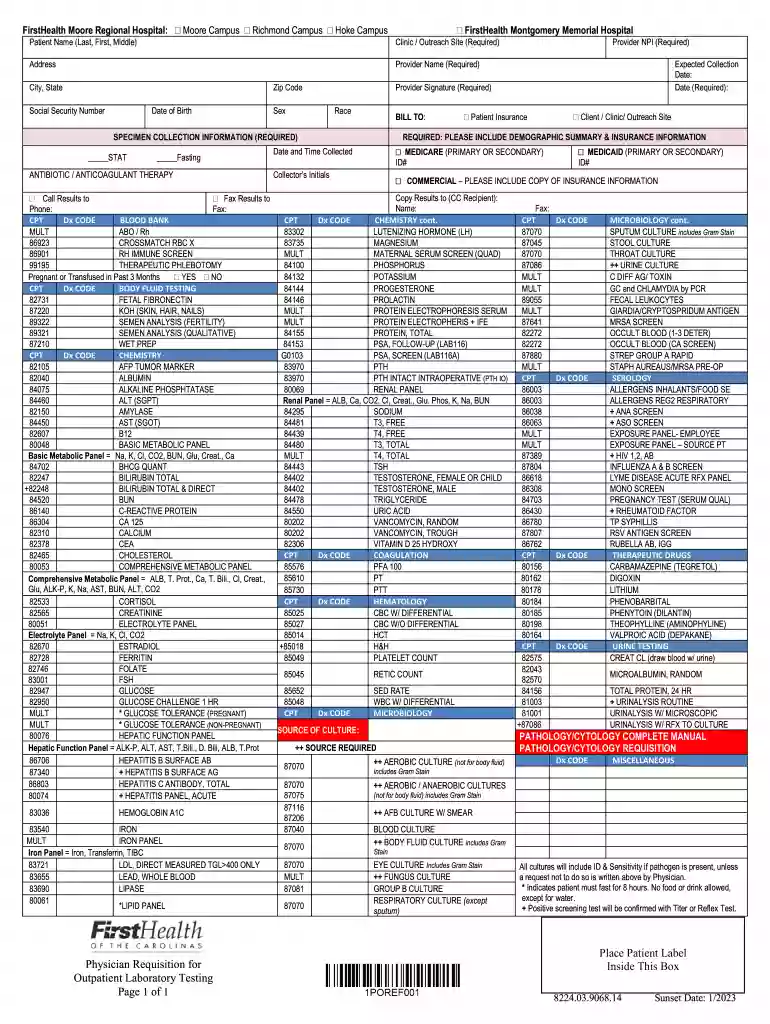 Notice of Privacy PracticesFirstHealth Preview on Page 1
