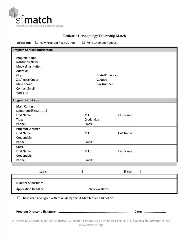 Dermatology Fellowship Application and Selection Preview on Page 1