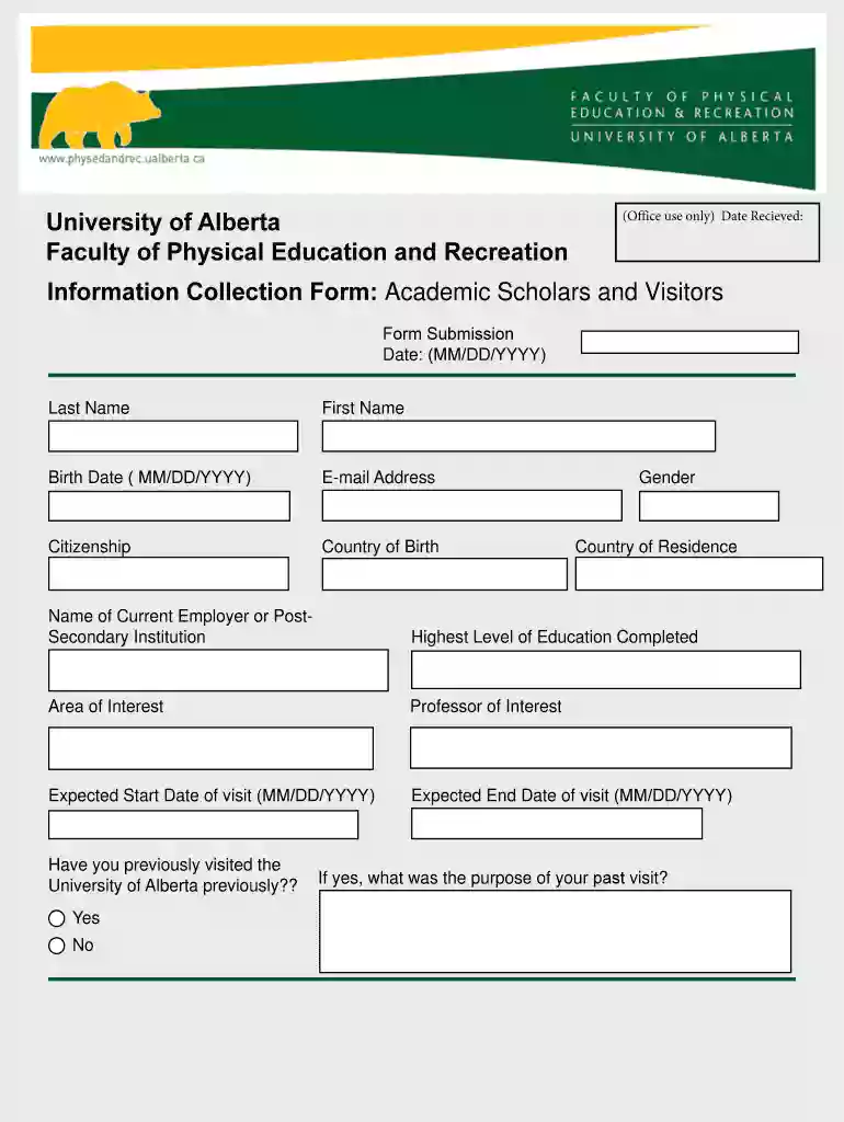 Restrict Thesis Access Form - University of Alberta Preview on Page 1
