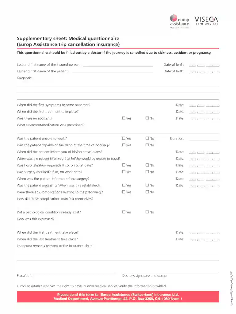 europ assistance claim Preview on Page 1