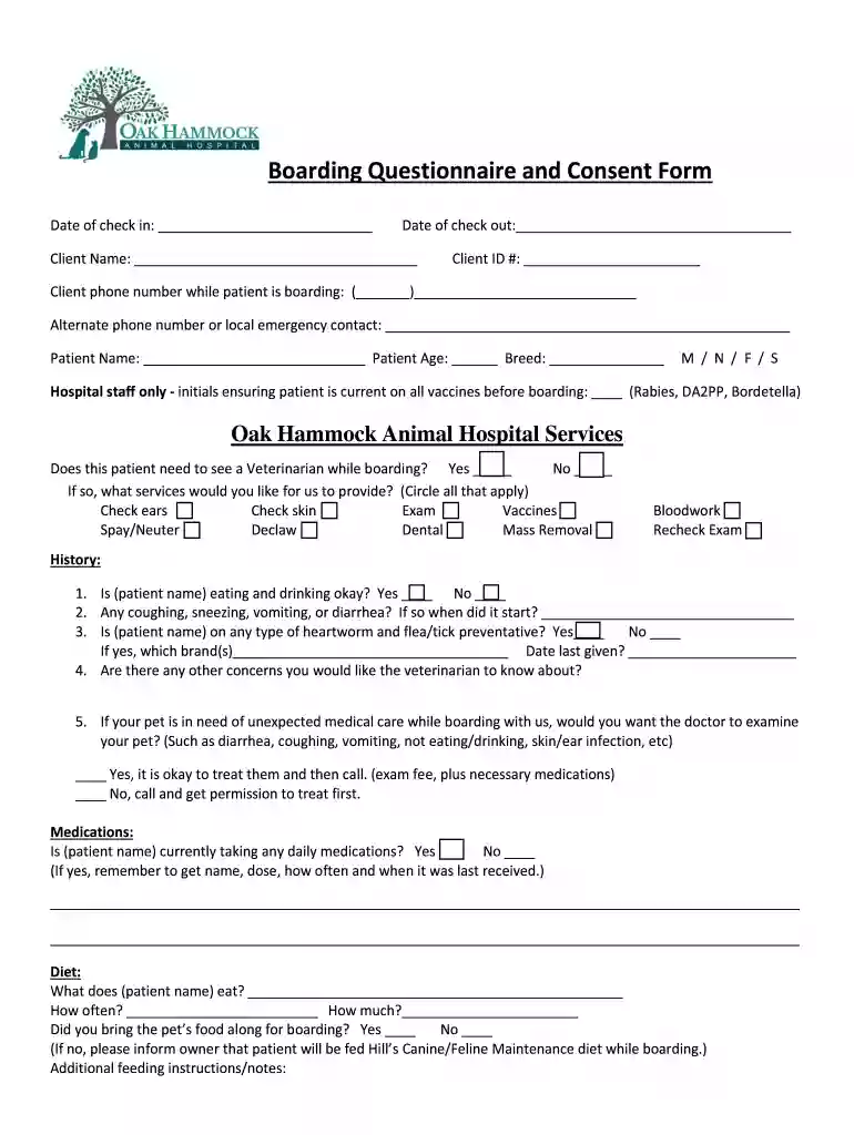 consent form for questionnaire Preview on Page 1