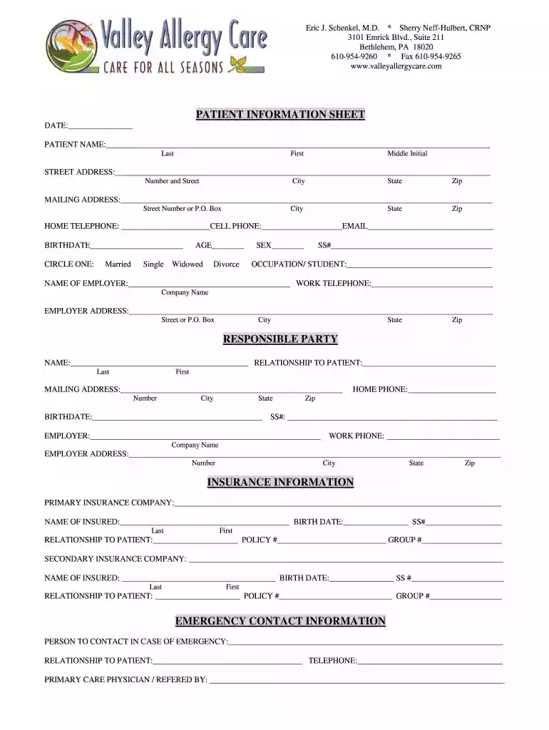 Dr Eric J Schenkel MD ReviewsBethlehem, PAVitals Preview on Page 1