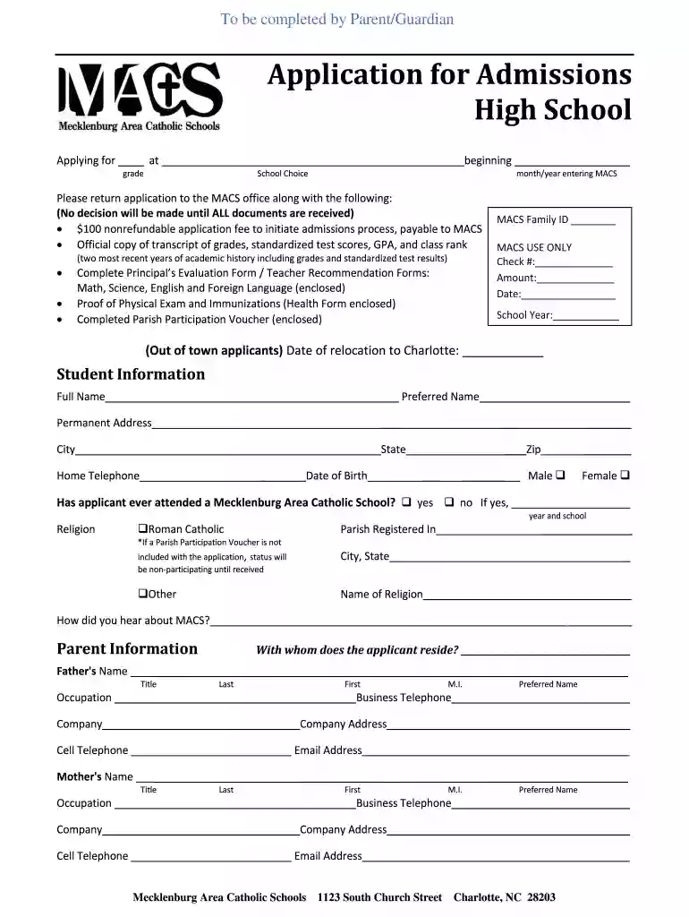 north carolina high school Preview on Page 1