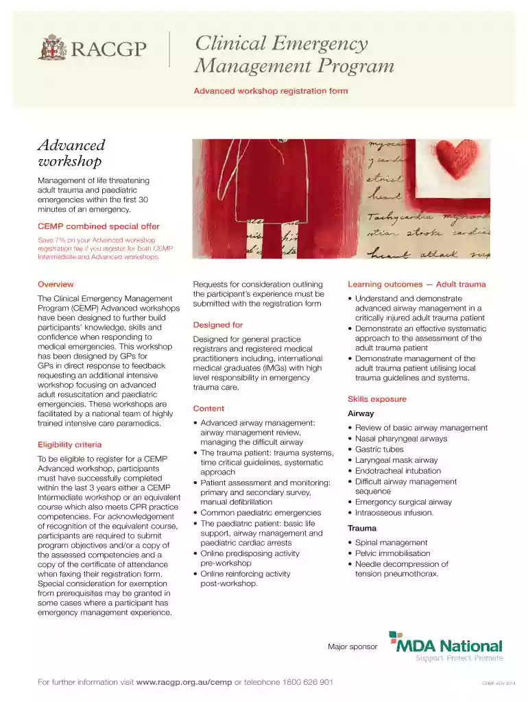 Clinical Emergency Preview on Page 1