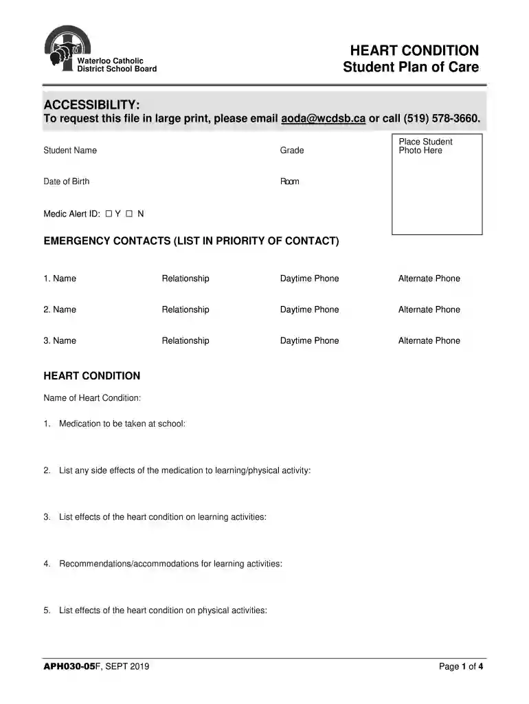 Child Care Worker(s)Supply List - Waterloo Catholic District Preview on Page 1