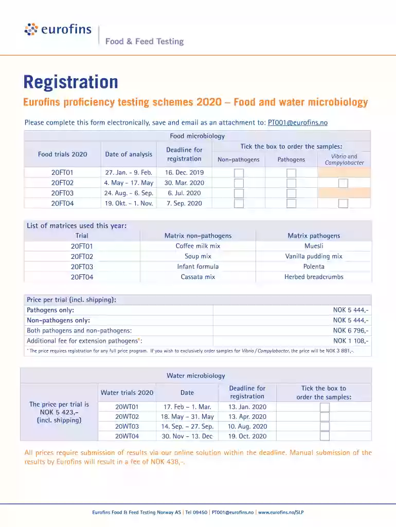eurofins proficiency testing Preview on Page 1