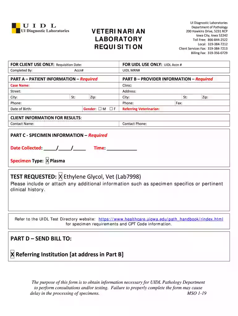 Department of Pathology Iowa City, Iowa - UI Health Care Preview on Page 1