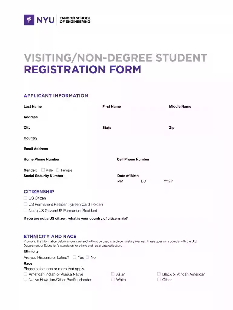 tandon visiting student Preview on Page 1