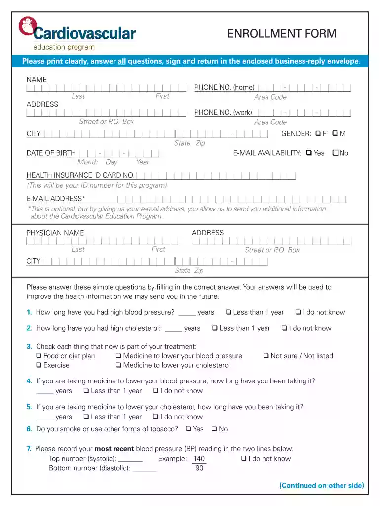 enrollment form - USAble Mutual Insurance Company Preview on Page 1
