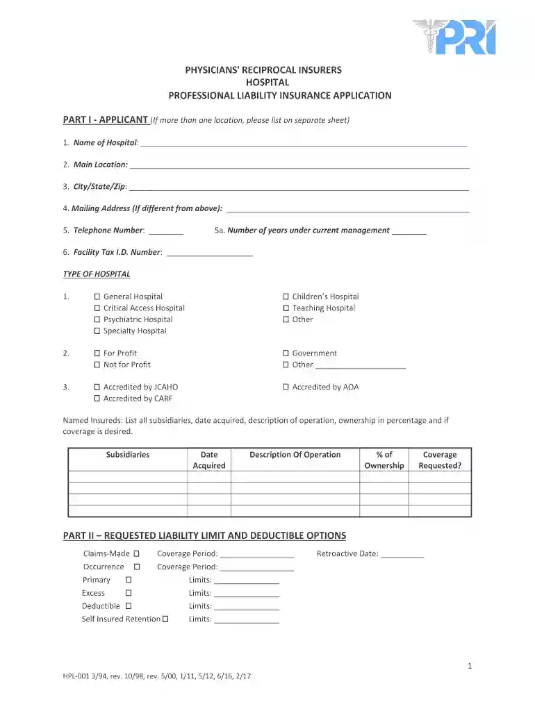 Medical Malpractice Insurance for New York Physicians and Preview on Page 1