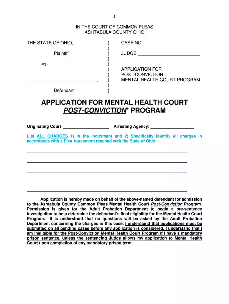 court of common pleas ashtabula county, ohio rules of civil Preview on Page 1